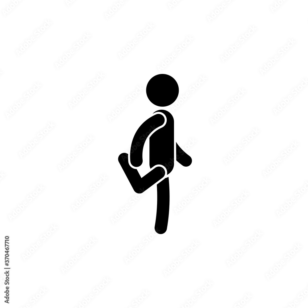 Man stretching for warming up before running or workout on white background.Gym Vector Icon .Character in sport clothes.Graphic design Signs Symbols Illustration.Fitness and healthy lifestyle concept. Man stretching for warming up before running or workout on white background.Gym Vector Icon .Character in sport clothes.Graphic design Signs Symbols Illustration.Fitness and healthy lifestyle concept.