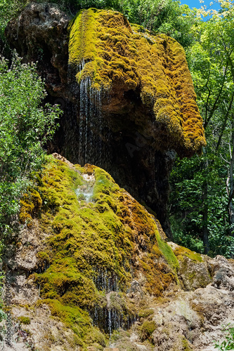 Waterfall Maiden Tears, Dniester Canyon, Monastirok, Ukraine photo