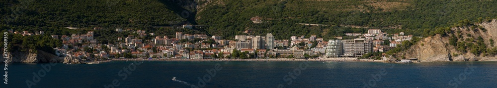 Seaview Panorama of Petrovac, Montenegro