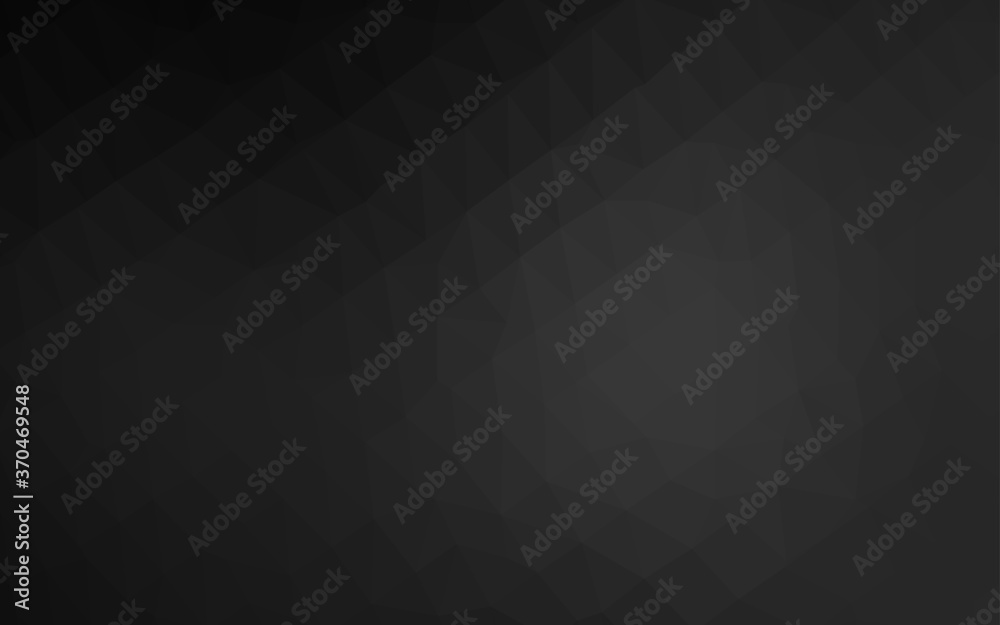 Dark Silver, Gray vector abstract polygonal texture. Dark Silver, Gray vector abstract polygonal texture.