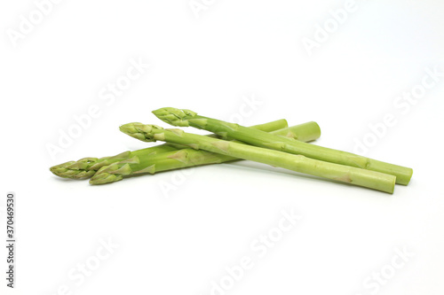 asparagus on white background