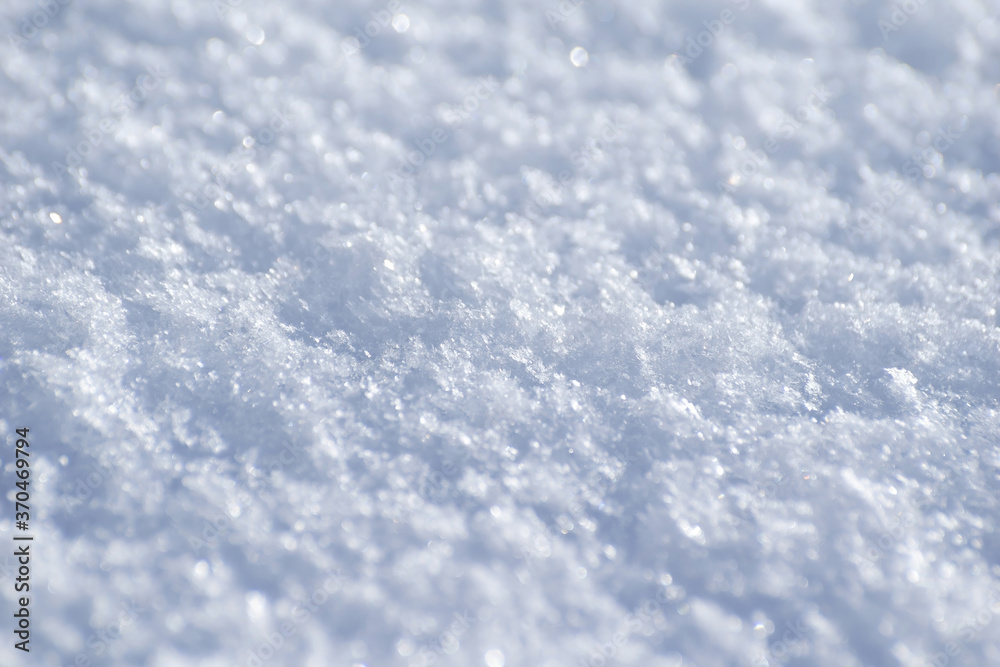 Macro background of fresh snowflake texture Macro background of fresh snowflake texture