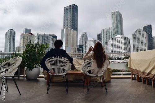 Obraz na plátně miami buildings