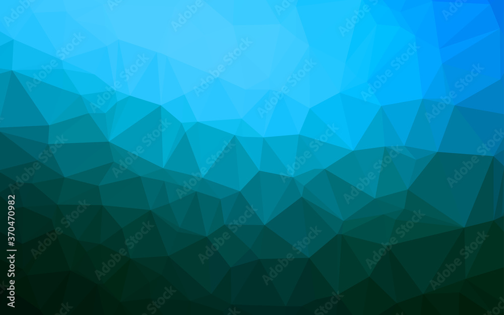 Light BLUE vector polygon abstract background. Light BLUE vector polygon abstract background.