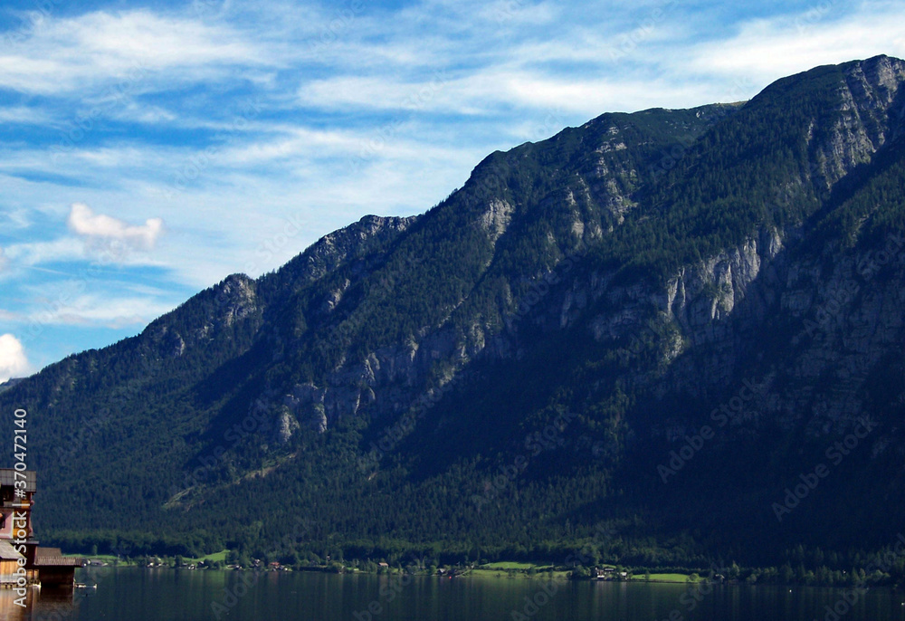 Hallstatt Lake Mountains