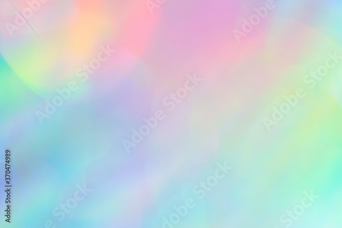 close up blurred bokeh detail of holographic foil