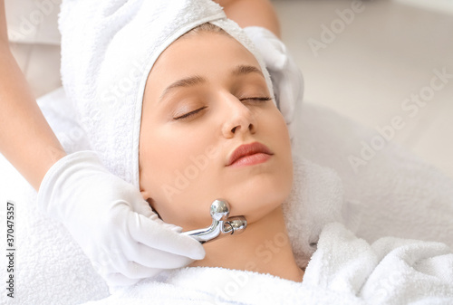 Young woman undergoing trea...