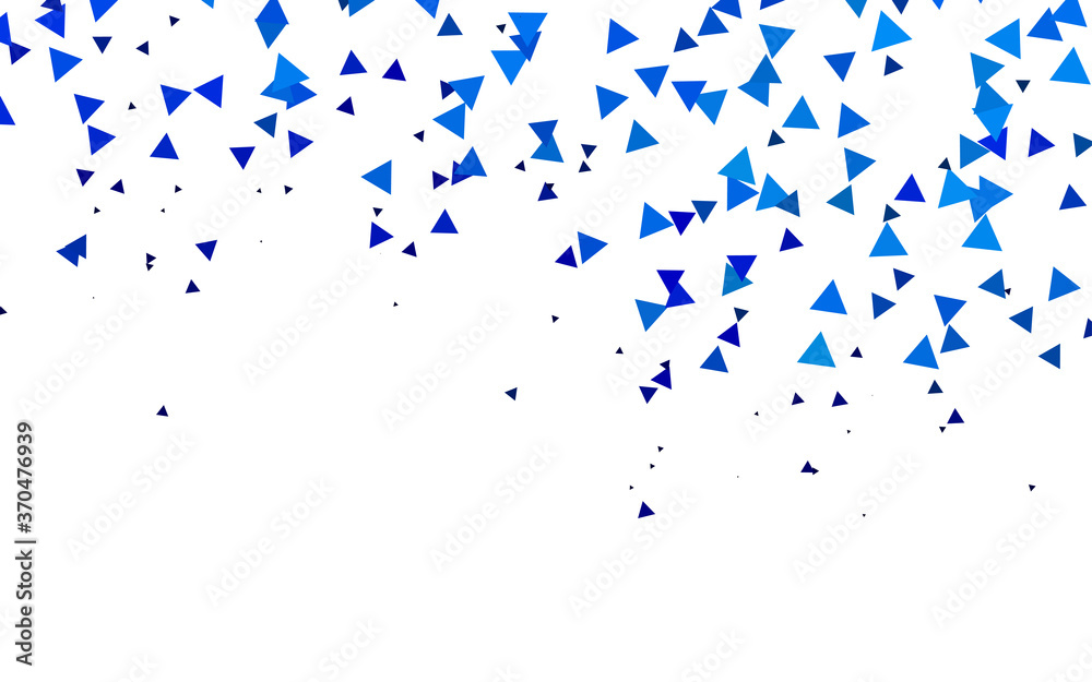 Light BLUE vector backdrop with lines, triangles. Light BLUE vector backdrop with lines, triangles.