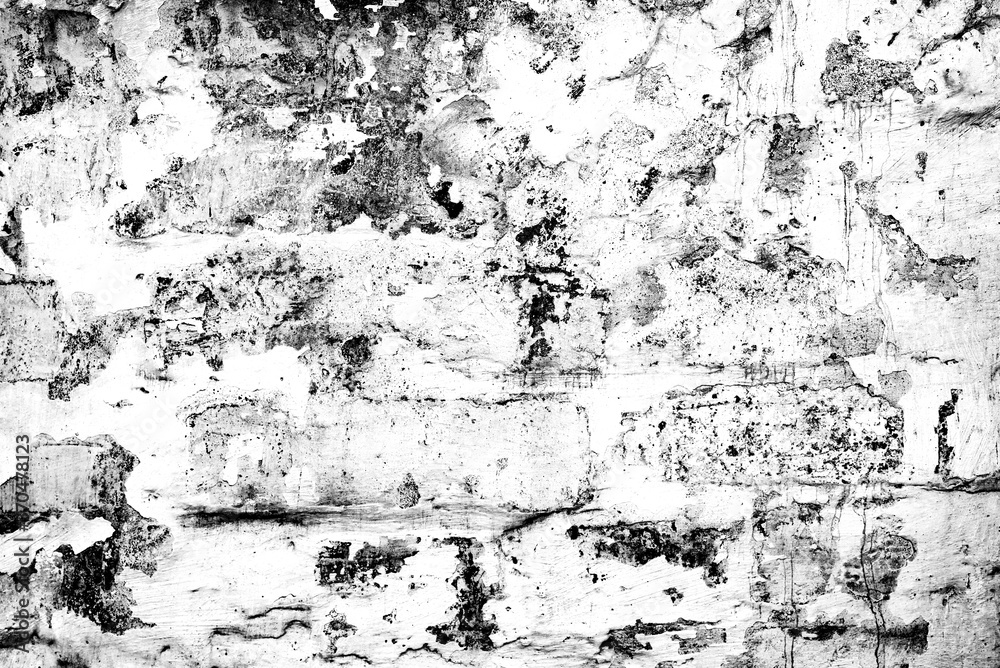 Fototapeta premium Close-up bright vintage brick wall background. Brick texture with scratches and cracks