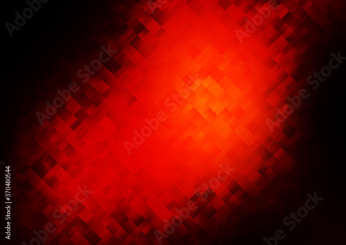 Dark Red, Yellow vector cover in polygonal style.