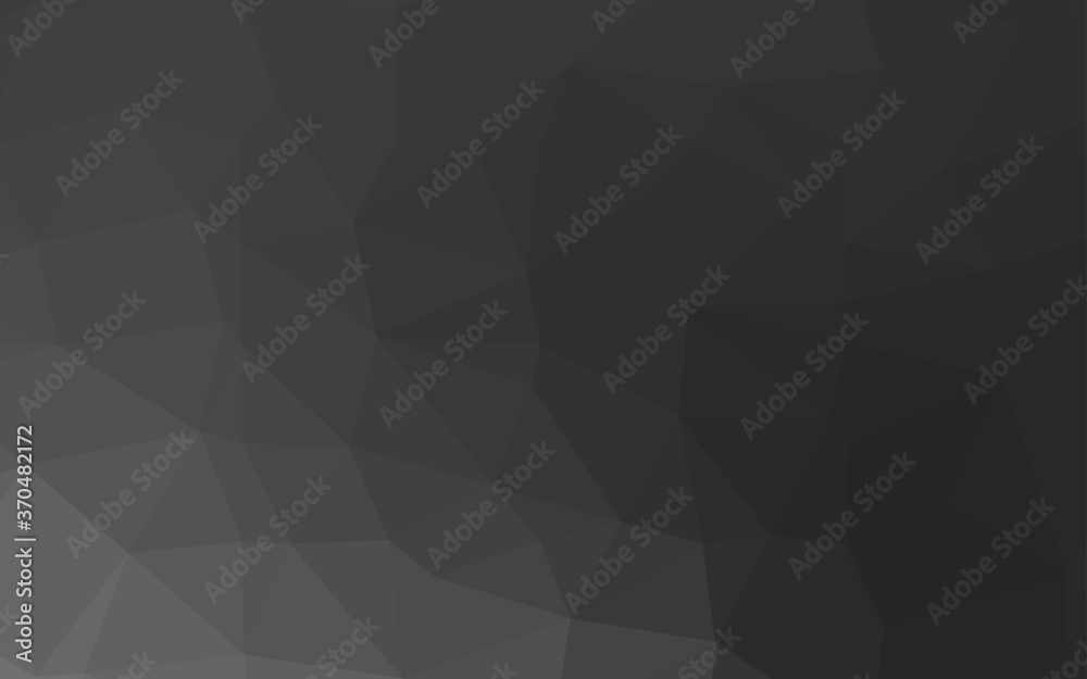 Dark Silver, Gray vector shining triangular pattern. Dark Silver, Gray vector shining triangular pattern.