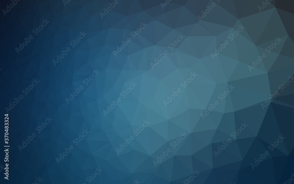 Dark BLUE vector low poly texture. Dark BLUE vector low poly texture.