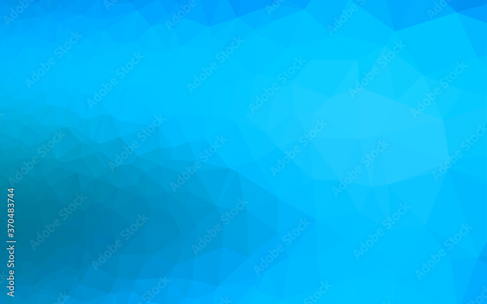 Light BLUE vector polygon abstract backdrop. Light BLUE vector polygon abstract backdrop.
