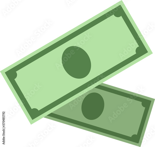 Wallpaper Mural Green American dollar bill, green currency banknote, cash, and money symbol.  Torontodigital.ca