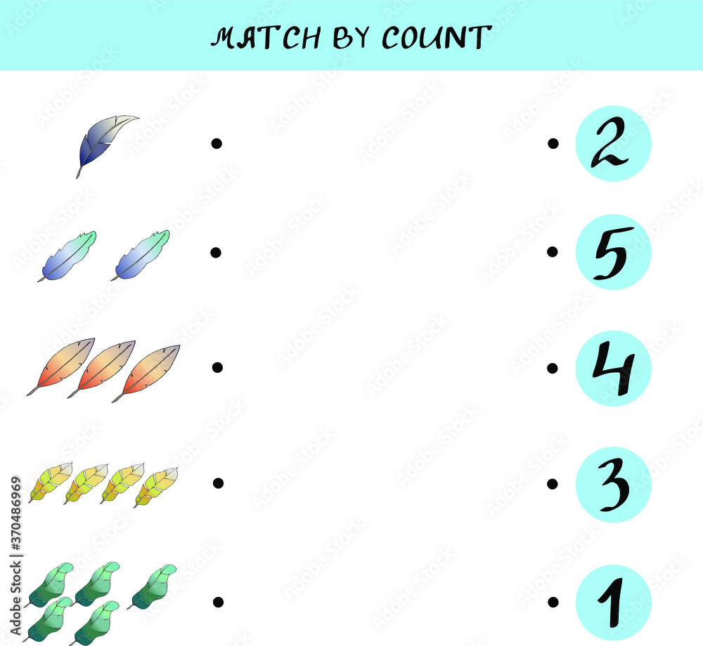 Obraz premium set of vector numbers