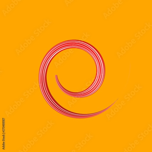 3d illustration dynamic cloth. Abstract background