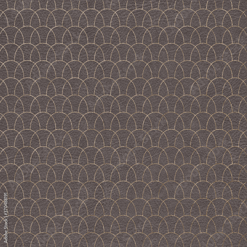 Wallpaper Mural Metallic Champagne Gold Pattern on Grayish Brown Vintage Leather Texture Background Torontodigital.ca