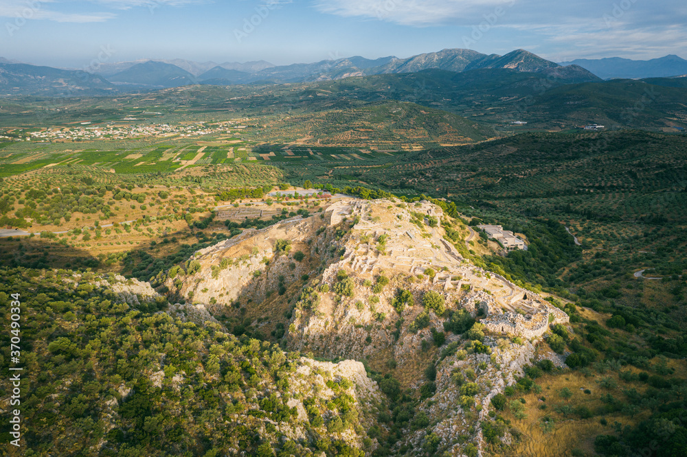 Archaeological site of Mycenae in Greece