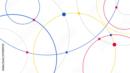 Futuristic data network connection elements abstract background