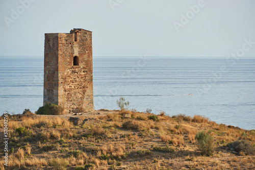 Jaral tower. Watchtower of the coast of Malaga. photo