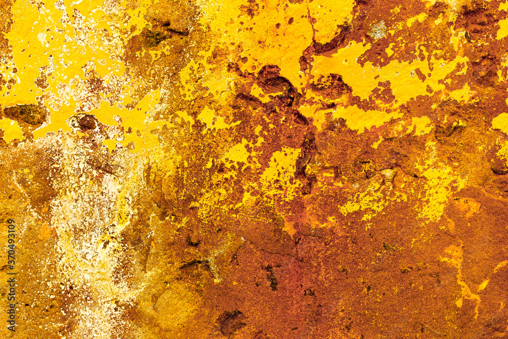 Background concrete wall, traces of weathering, worn wall damaged paint old paint. Remains of old paint on the painted concrete surface. Grungy concrete surface. Background concrete wall, traces of weathering, worn wall damaged paint old paint. Remains of old paint on the painted concrete surface. Grungy concrete surface.
