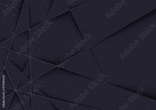Dark Polygonal Background w...
