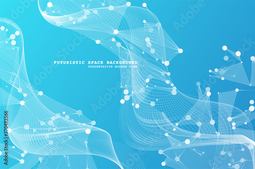 Abstract polygonal space