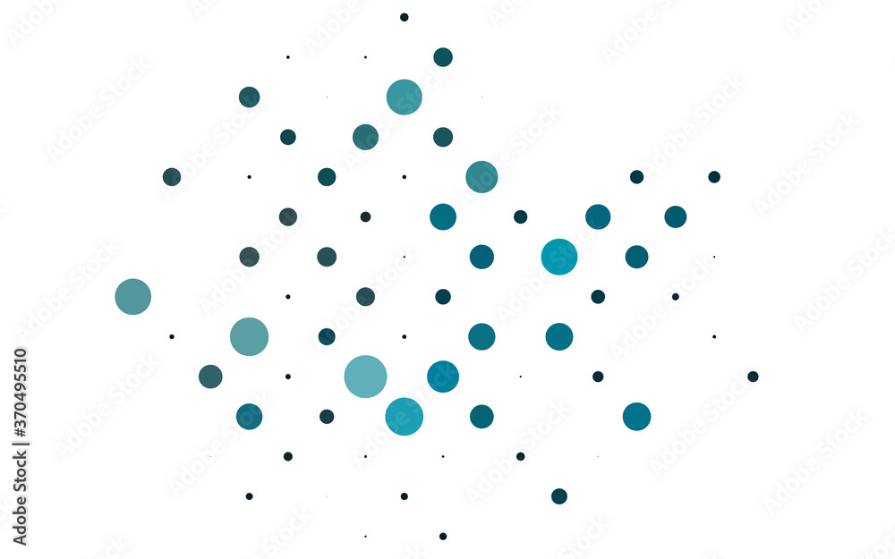 Light BLUE vector pattern with spheres.