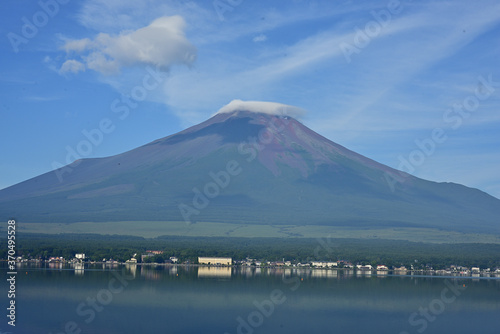 Mt.Fuji  when it has a red appearance 