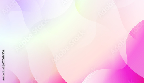 Geometric Wave Shape with Colorful Gradient Color Background Wallpaper. Vector Illustration.