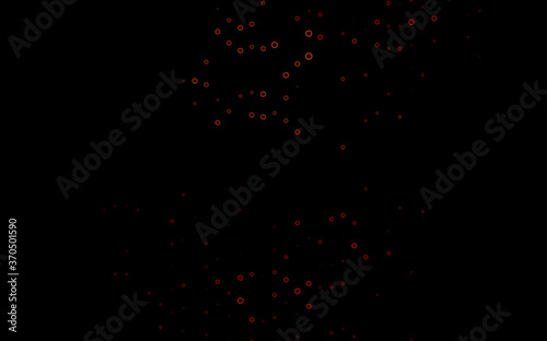 Dark Red vector texture with disks.