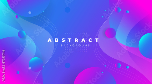 Trendy simple fluid color gradient abstract background with dynamic wave line effect. Vector Illustration For Wallpaper, Banner, Background, Card, Book Illustration, landing page