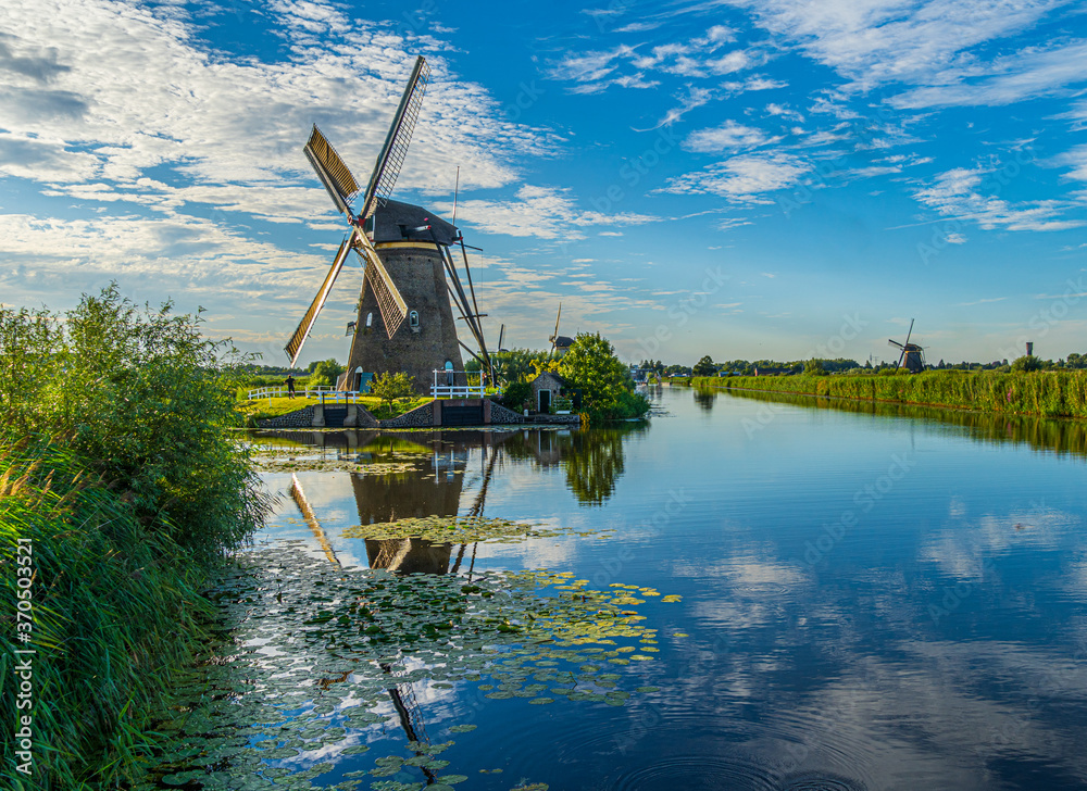 Fototapeta premium Windmill sunnsy day