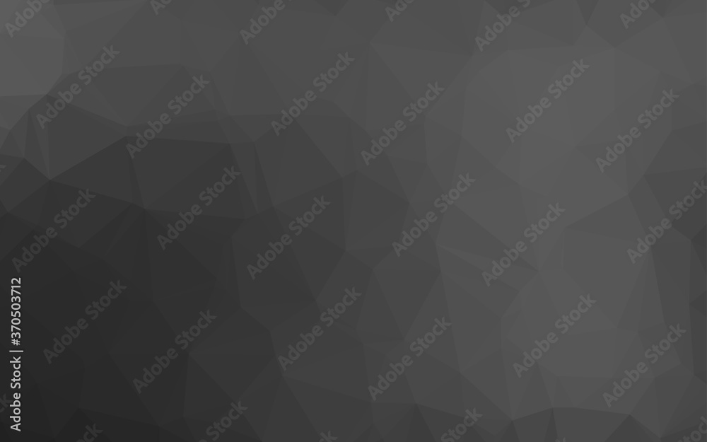 Dark Silver, Gray vector triangle mosaic template. Dark Silver, Gray vector triangle mosaic template.