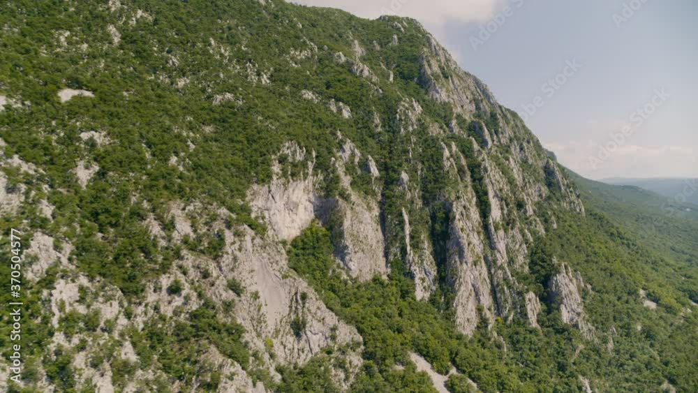 Drone shot of a mountain Nanos Drone shot of a mountain Nanos