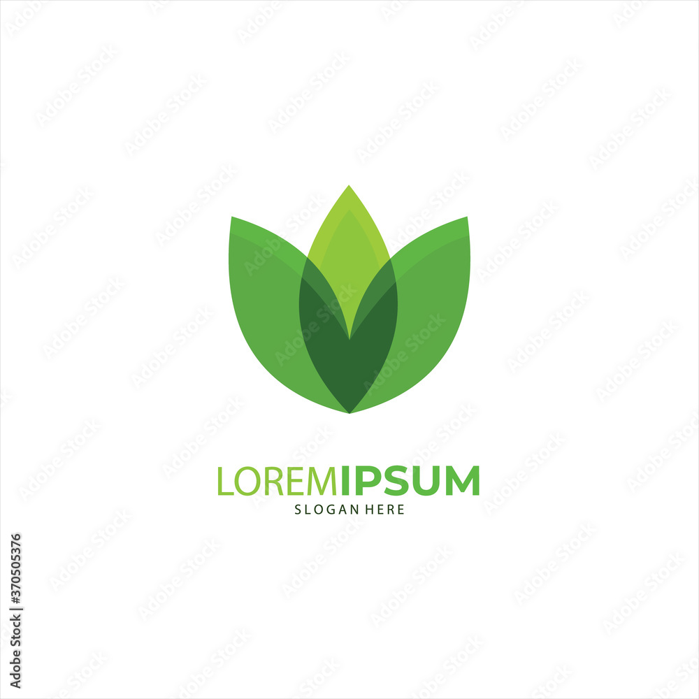 Nature creative symbol organic concept. Leaf icon, Corporate identity logotype, company graphic design