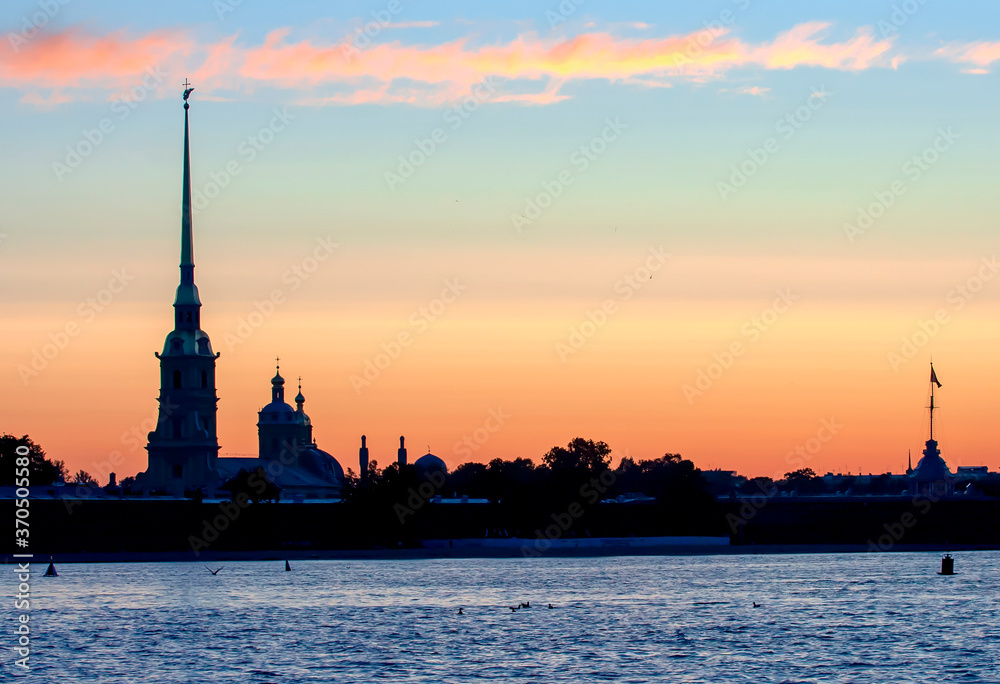 Peter and Paul Fortress, St. Petersburg, Russia.