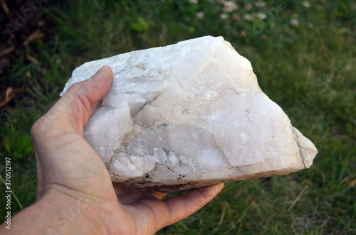 Bild auf Leinwand White quartz. Norway