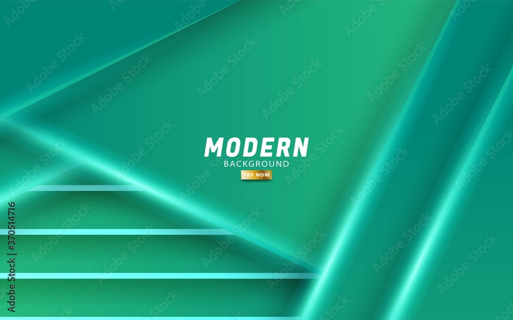 Obraz premium modern abstract premium green vector background banner design,in stripe texture.
