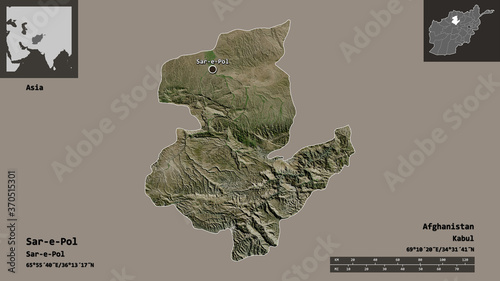 Sar-e-Pol, province of Afghanistan,. Previews. Satellite