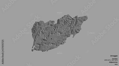 Urozgan - Afghanistan. Bounding box. Bilevel photo