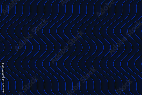 Abstract curved wave template for your design. Vector illustration with curves lines. Wavy paper cut background.