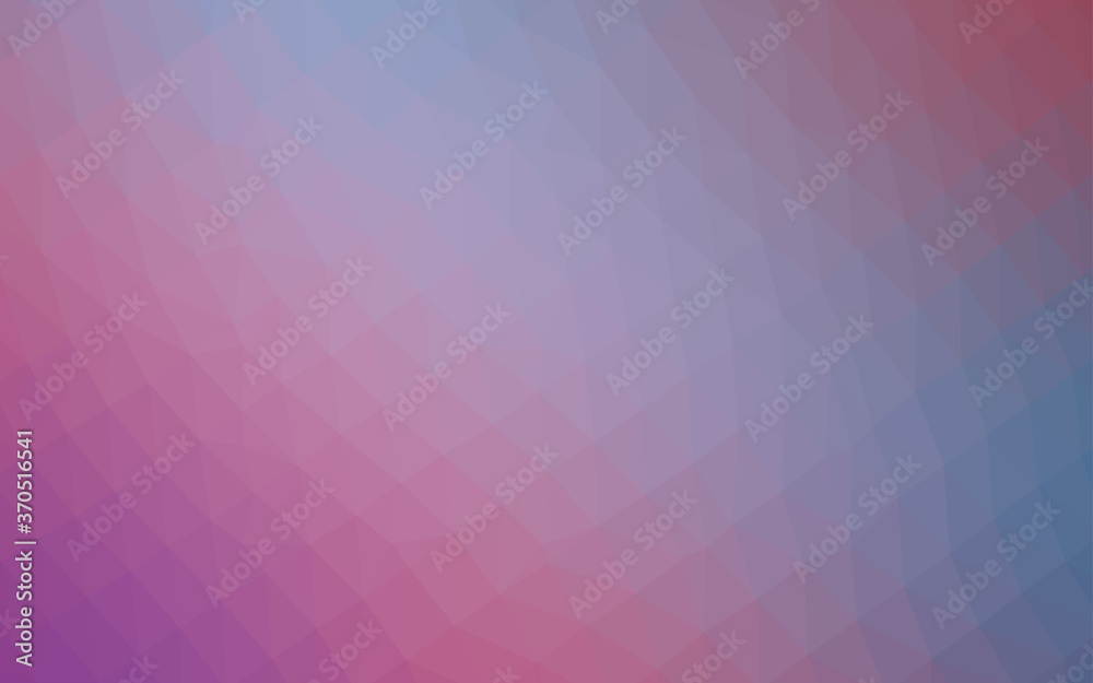 Light Blue, Red vector abstract polygonal cover.