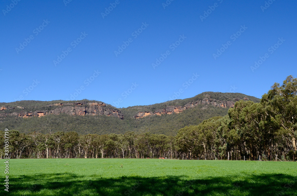 A view from Megalong Road in the Blue Mountains west of Sydney