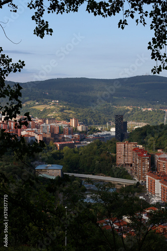 Urban view in the town of Bilbao © Laiotz