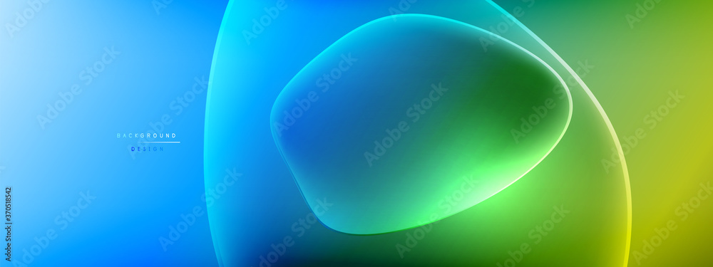Vector abstract background - liquid bubble shapes on fluid gradient with shadows and light effects. Shiny design template for text Vector abstract background - liquid bubble shapes on fluid gradient with shadows and light effects. Shiny design template for text