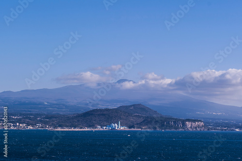 The beautiful seascape beach and coastline.