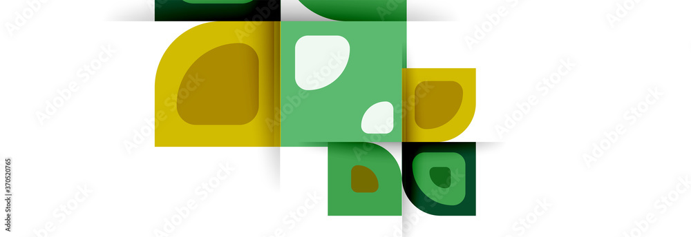 Set of vector modern geometric abstract backgrounds with repeating abstract round shapes patterns and shadow effects Set of vector modern geometric abstract backgrounds with repeating abstract round shapes patterns and shadow effects