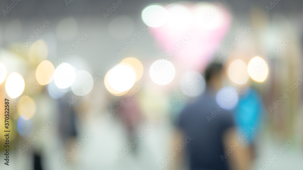 Blurred background of the conference and exhibition hall Blurred background of the conference and exhibition hall