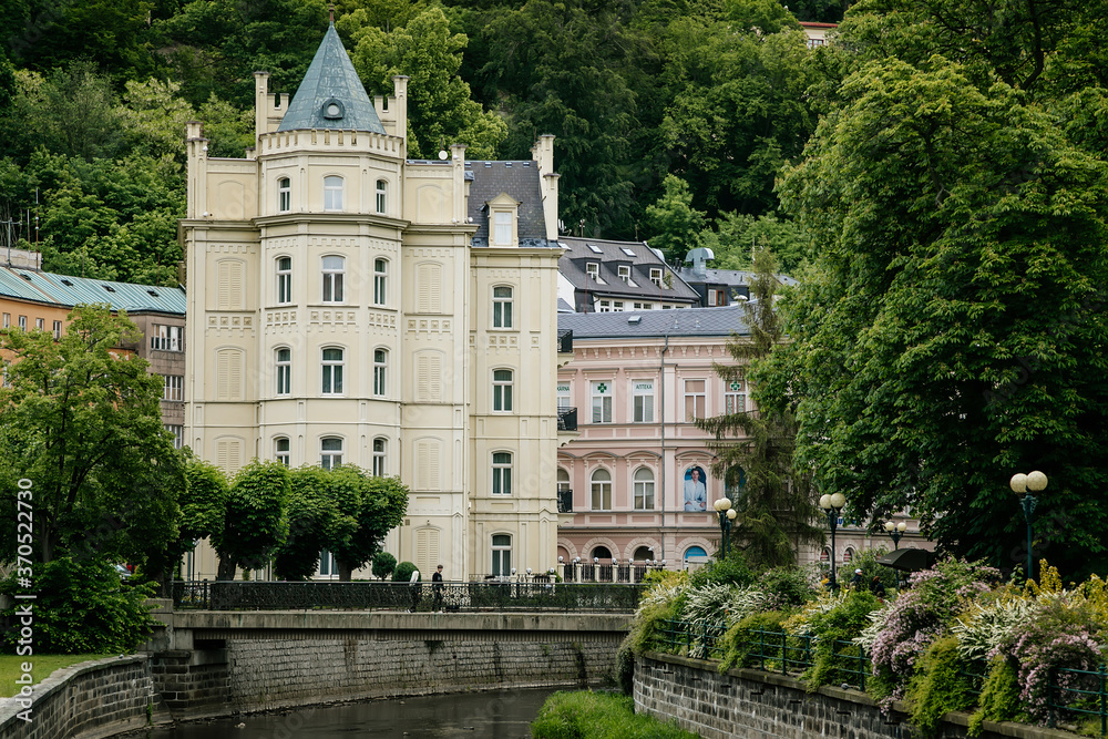 A view of the city Karlovy Vary, Czech Republic – June 06, 2020